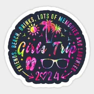 Girls Trip 2024 Tie Dy Sticker